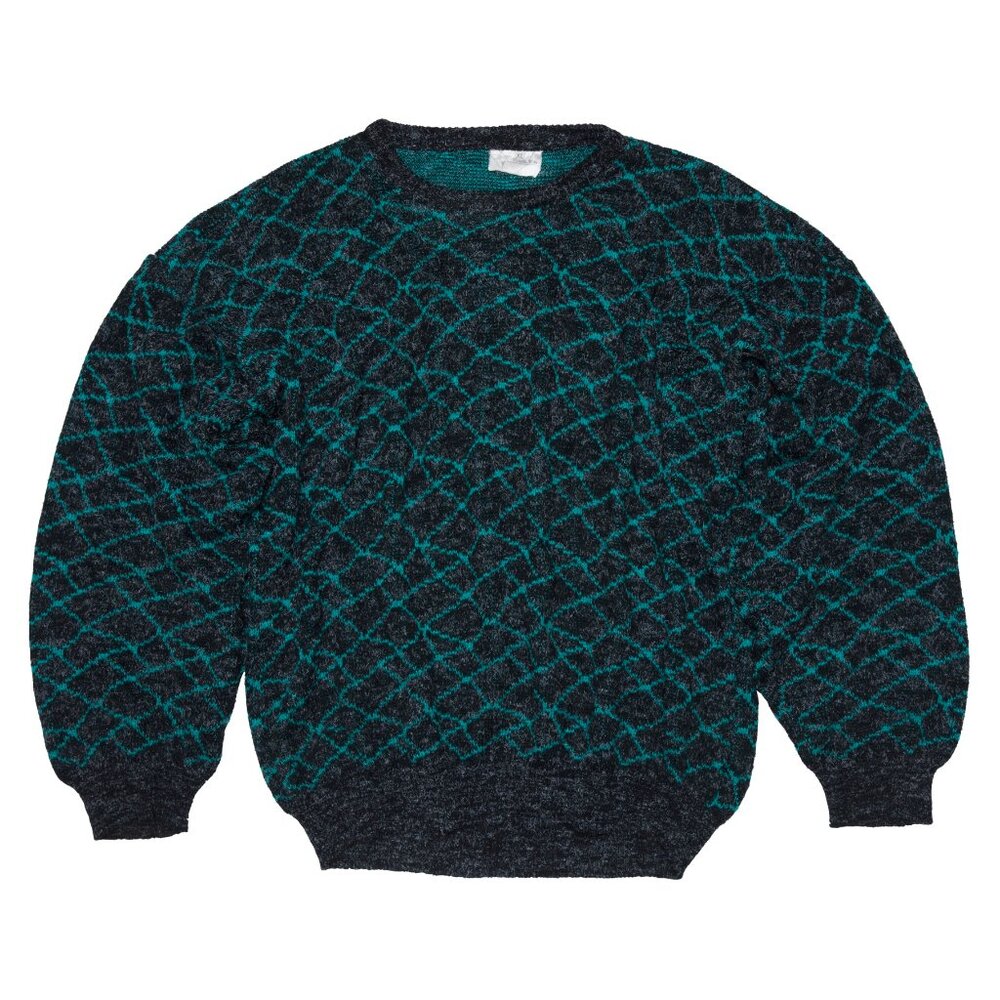 Black Star (Italy) 80s, Jacquard, Melange Yarn